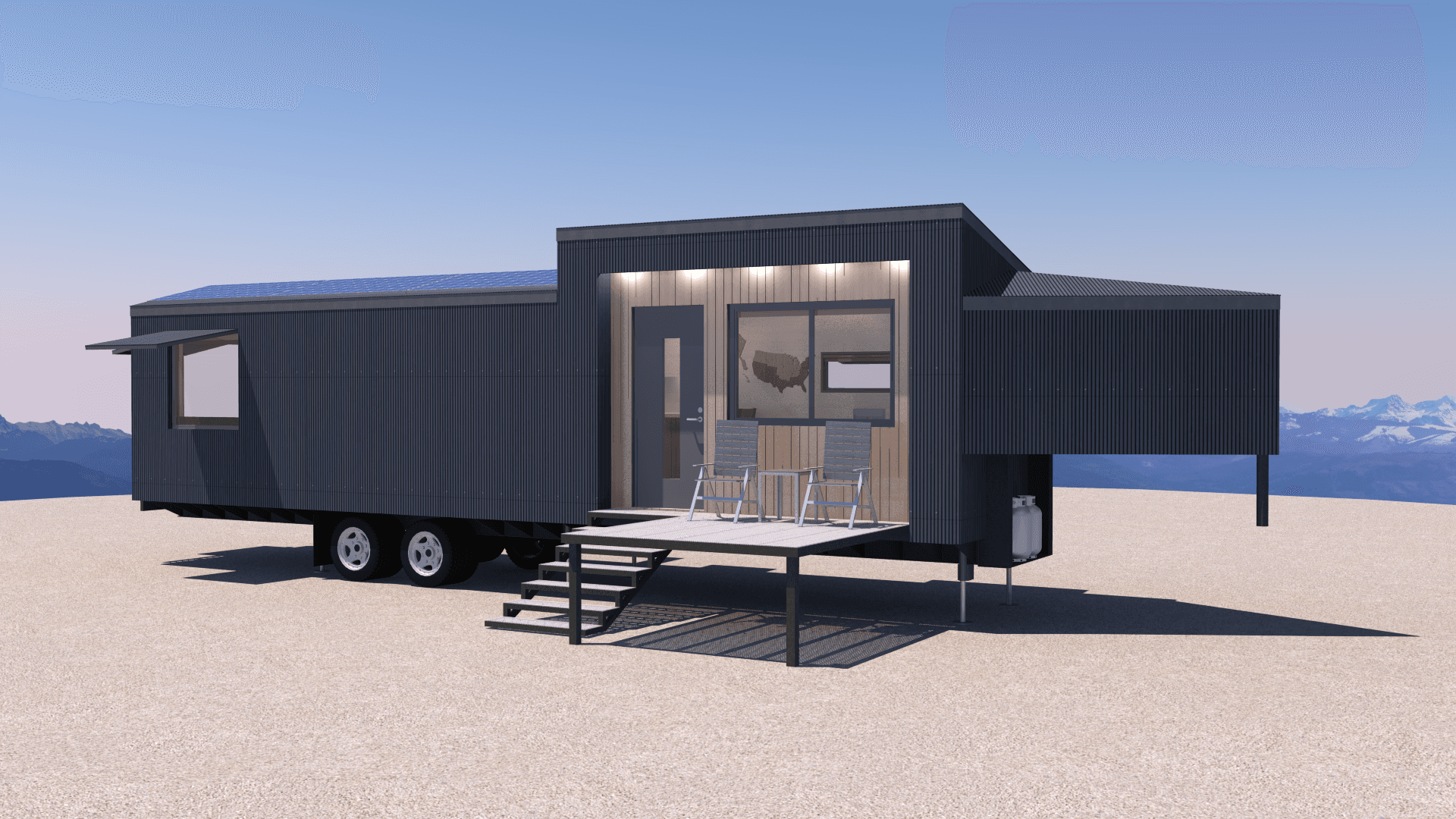 Road Trip Gooseneck Tiny House Design Study